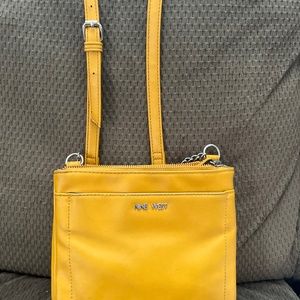 Nine West mustard yellow purse